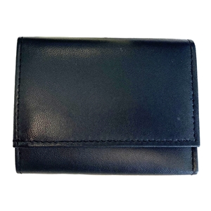 Nappa Leather Key Case with Six Hooks & Zip Pocket