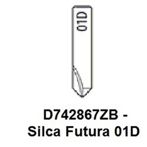 D742867ZB - Silca Futura 01D Dimple Cutter