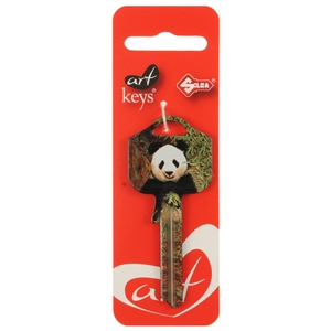 Art Key 5998 UL054 Panda A6 On Red Silca Card