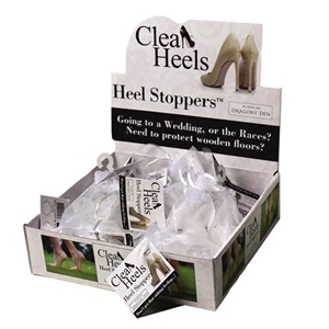 Clean Heels Heel Stoppers - (Clear) Mixed Box Of 15