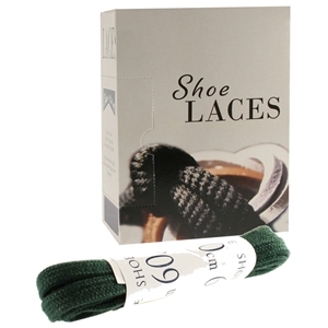 Shoe-String EECO Laces 60cm Flat Green (18 prs)