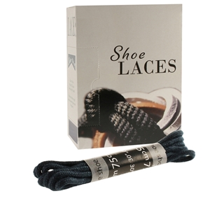 Shoe-String EECO Laces 75cm Round Navy (18 prs)