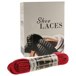 Shoe-String EECO Laces 75cm Flat Burgundy (18 prs)