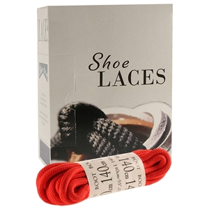 Shoe-String EECO Laces 140cm Block Red (12 prs)