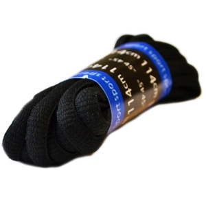 Shoe-String EECO Laces 152cm Oval Sports Black  (10 prs)