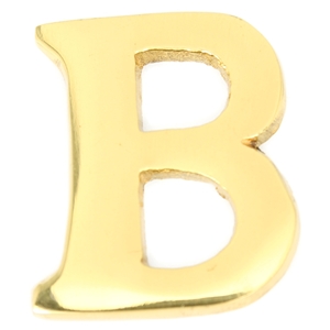 Small 32mm Brass Letter B Self Adhesive