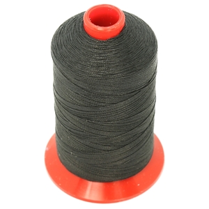 NIKI Polester Thread With Cotton Finish 600m Black
