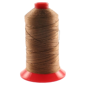 NIKI Polester Thread With Cotton Finish 600m Light Brown