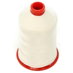 NIKI Polester Thread With Cotton Finish 600m White