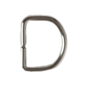 Metal D-Rings 20mm with Nickel Finish