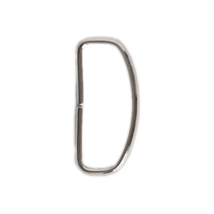Metal D-Rings 20mm with Nickel Finish & Narrow Shape