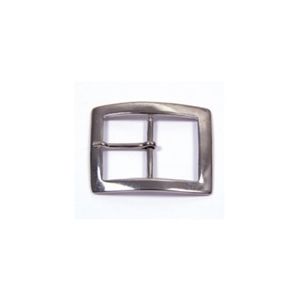 Solid Brass Buckle 40mm with Nickel Finish Rectangular Shape