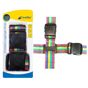 Travel Blue Double Cross Luggage Strap 2 x 73 Inch
