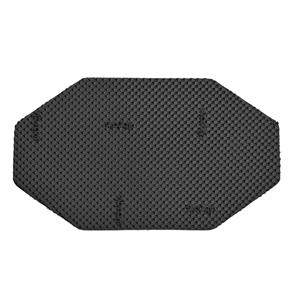 Vibram 8568 Air Diamante Sheet 4mm Black. Sheet Size 105 x 58cm