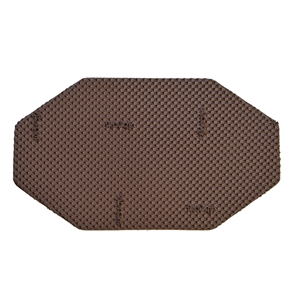 Vibram 8568 Air Diamante Sheet 4mm Brown (Tobacco). Sheet Size 105 x 58cm