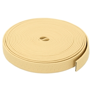 Elastic Strapping 10mm Beige, Per Metre