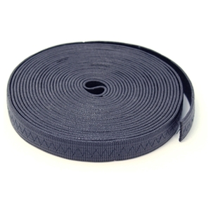Elastic Strapping 10mm Navy, Per Metre