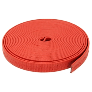 Elastic Strapping 10mm Red, Per Metre