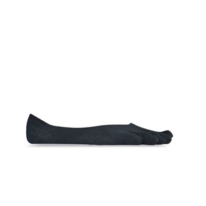 Vibram Five Toe Socks Ghost Large Size 42-45 UK 8-10.5 Black