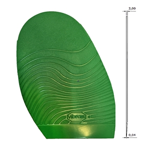 Vibram Leisure Stick on Soles 2.0mm Ladies Green