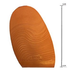 Vibram Leisure Stick on Soles 2.0mm Gents Orange