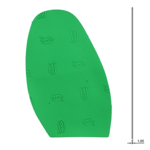 Vibram Easy Way Stick On Soles 1.0mm Ladies Green (39)