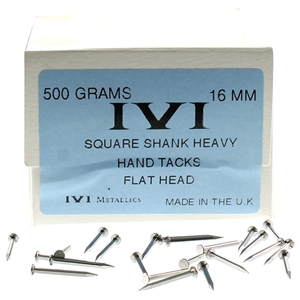 IVI Hvy Flat Head Tacks Square Shank 20mm (3/4 Inch)