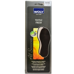 Woly Textile Fresh Insoles Gents Size 11. Clearance Offer 50% Off Trade, Whilst Stocks Last