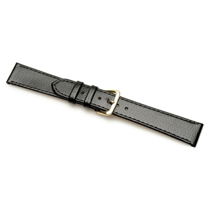 Birch Leather Watchstraps Extra Long Black 18mm Code D