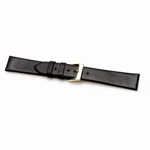 Birch Watchstraps Deluxe Range Matt Calf Leather Black 10mm G