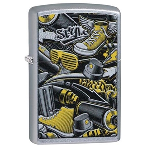Zippo Lighter, Graffiti Design