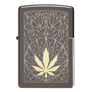 Zippo Lighter, Cannabis Design