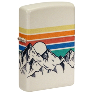 Zippo Lighter, Mountain Design