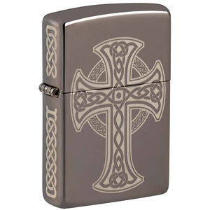 Zippo Lighter, Celtic Cross Design