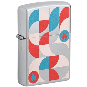 Zippo Days Promotional Lighter 205 Geometric Design
