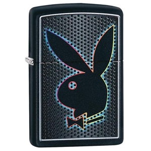 Zippo Lighter Black Matte, Playboy