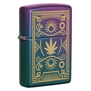 Zippo Lighter, Cannabis Design
