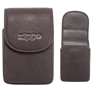 Zippo Leather Cigarette Case, Brown (Holds A Standard Pack Of 20 Cigarettes)