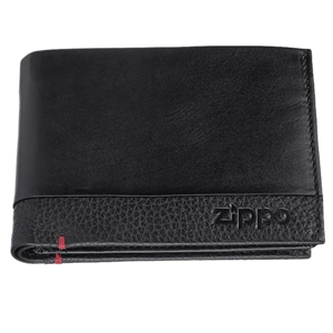 Zippo Nappa Wallet - Boxed 12x9x2cm - BLACK