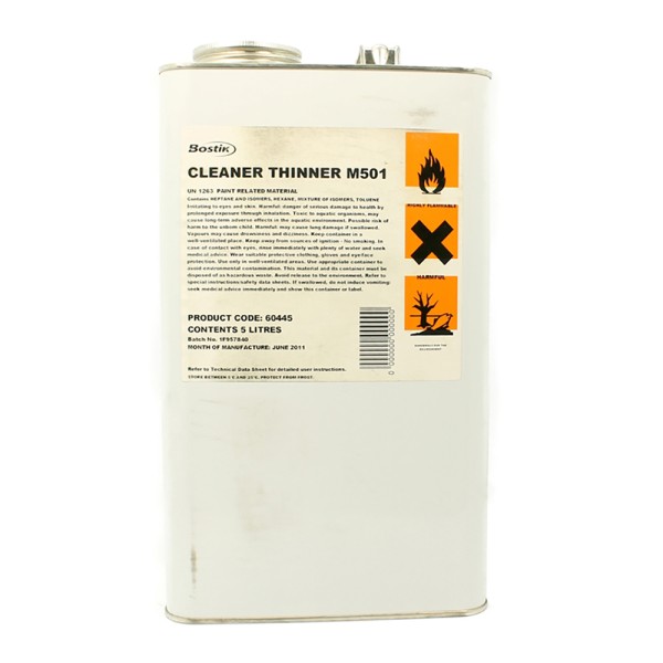 Bostik M501 Thinners 5 Litre Can
