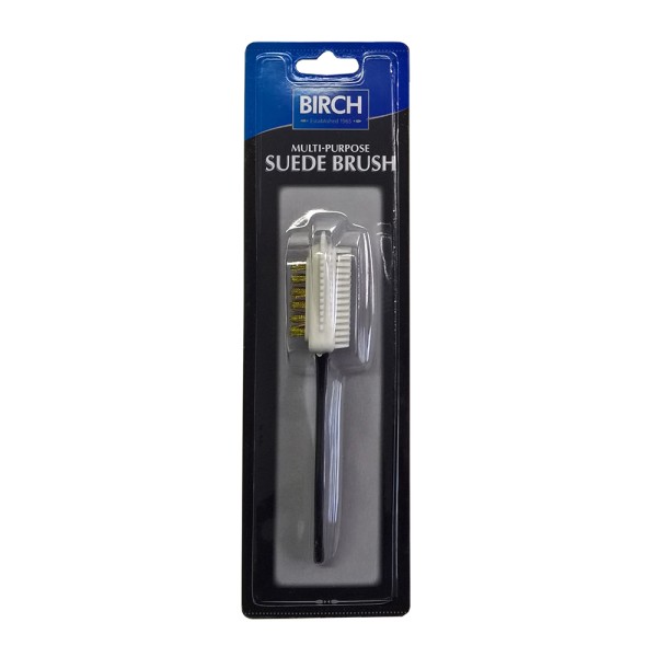 BIRCH Multi Purpose Suede Brush Blister Pack