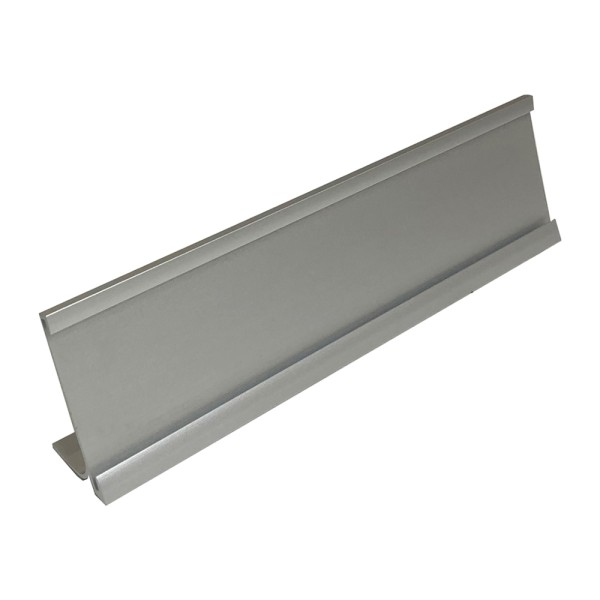Metal Desk Sign Silver 200x50 Holder only