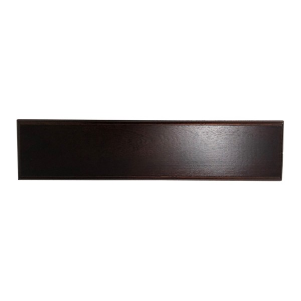 Blank Dark Wood board Rectangle Shape