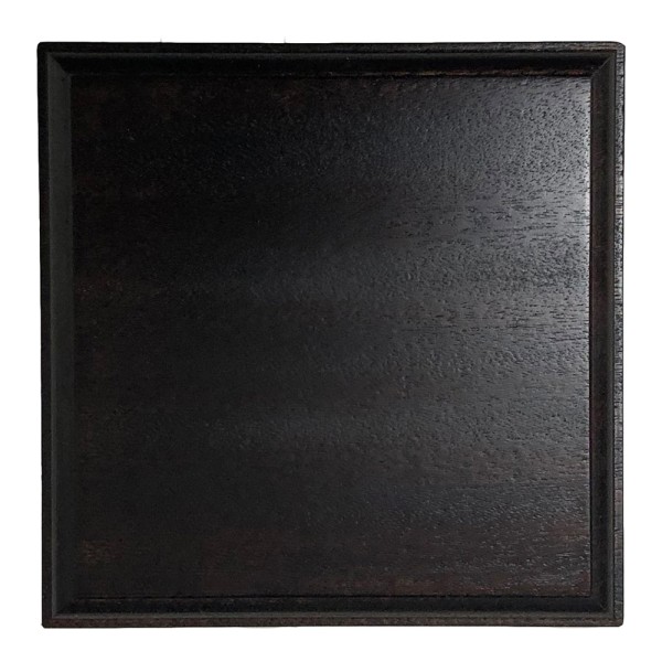 Blank Dark Wood board Square Shape