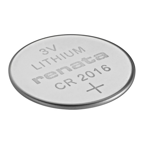 Renata Watch Batteries CR2016 Lithium, 3V