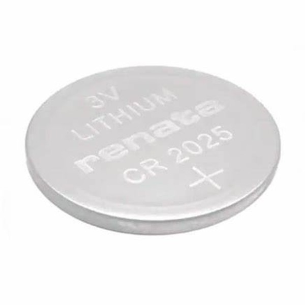 Renata Watch Batteries CR2025 Lithium, 3V