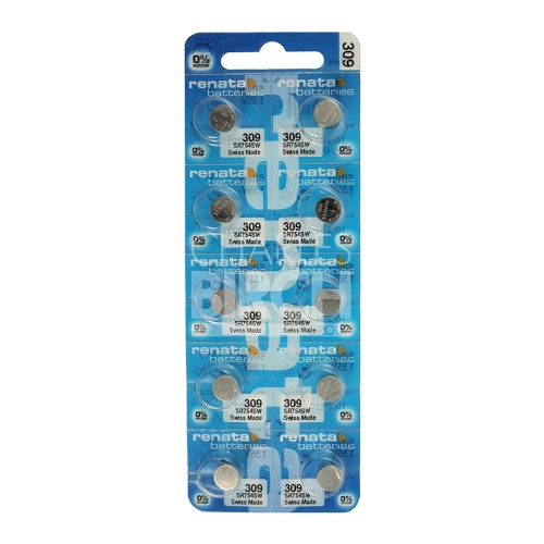 Renata Multipack Batteries 309 Silver Oxide, Low Drain 1.55V