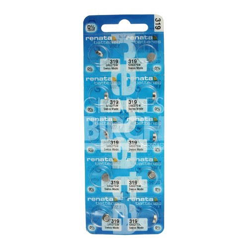 Renata Multipack Batteries 319 Silver Oxide, Low Drain 1.55V