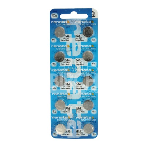 Renata Multipack Batteries 344 Silver Oxide, Low Drain 1.55V