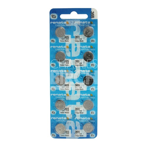 Renata Multipack Batteries 365 Silver Oxide, High Drain 1.55V